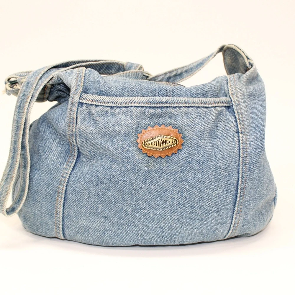 Vintage Gitano Jean Denim Purse - Picture 1 of 4